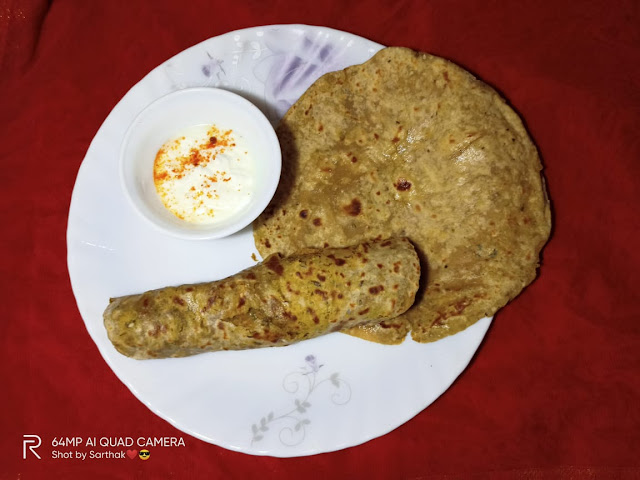Mung dal paratha