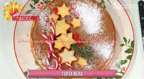 Torta nera ricetta Natalia Cattelani