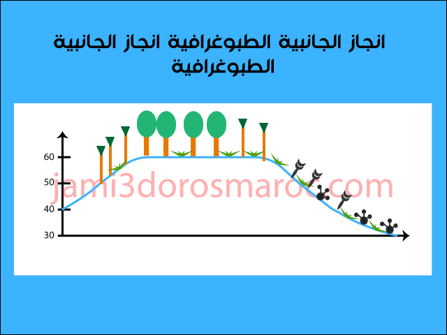 انجاز الجانبية الطبوغرافية انجاز الجانبية الطبوغرافية