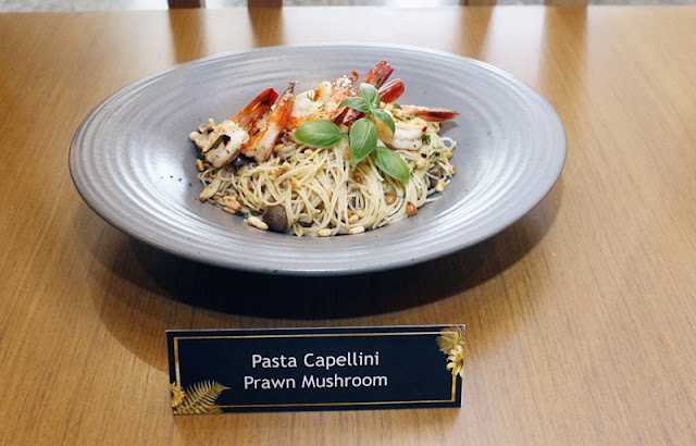 Borak Borak Cafe & Lounge Menu - Pasta Capellini Prawn Mushroom