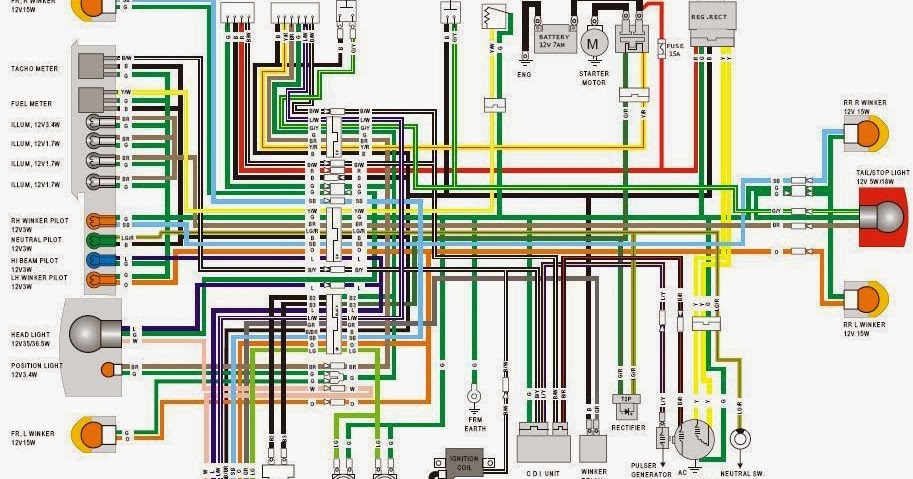  skema kelistrikan motor diagram kelistrikan tiger revo