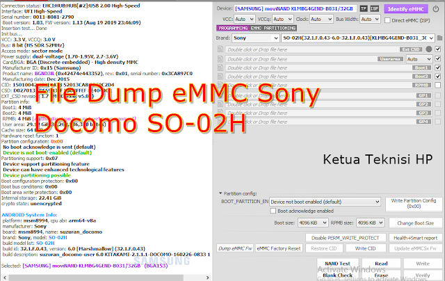 File Dump eMMC Sony Docomo SO-02H