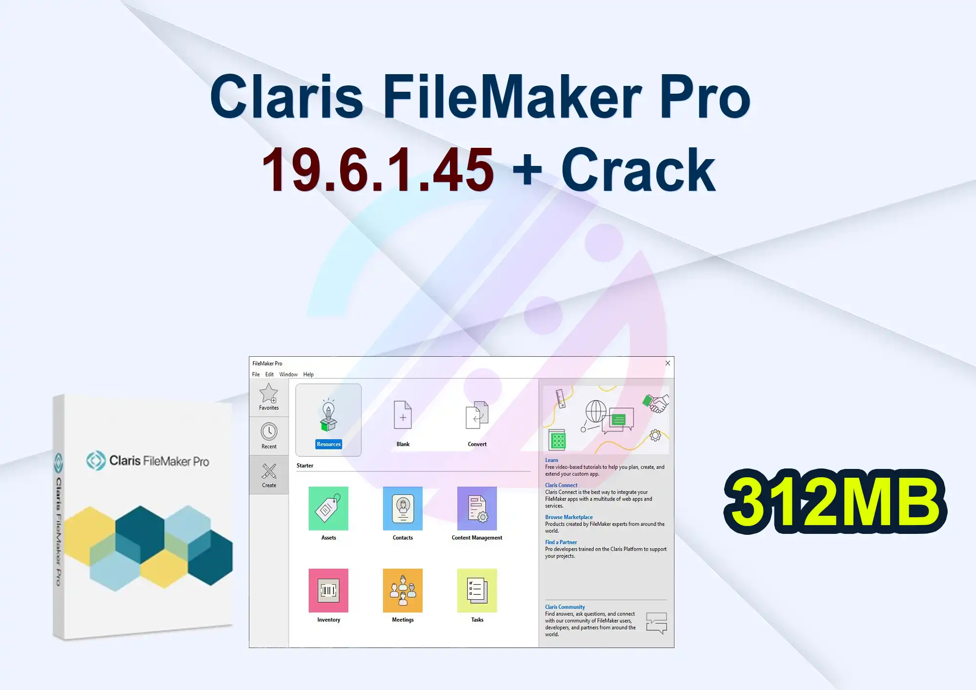 Claris FileMaker Pro 19.6.1.45 + Crack