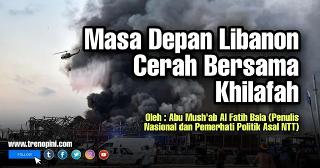 ledakan besar menghantam ibukota Libanon