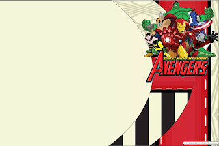 Avengers Party: Free Printable Invitations. 