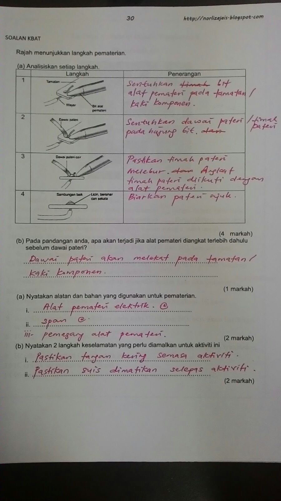 GALERI CIKGU NORLIZA: Soalan KBAT : Elektronik