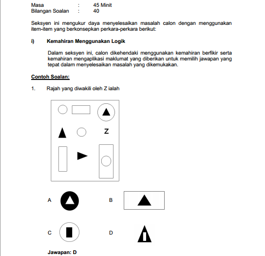 Rujukan Peperiksaan Online Pegawai Tadbir Diplomatik Gred 