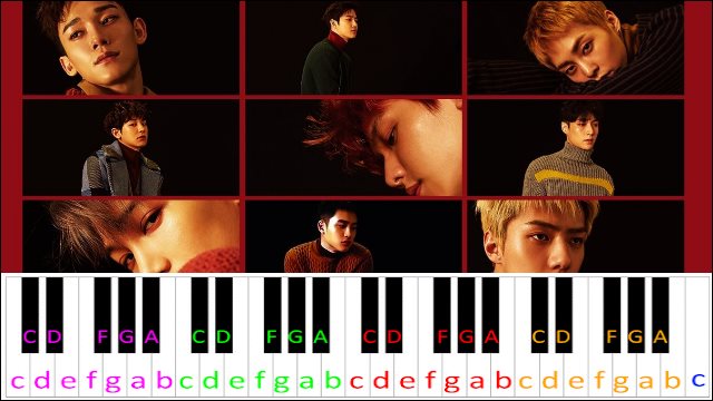 For Life by EXO Piano / Keyboard Easy Letter Notes for Beginners