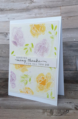 Happiness Abounds stampin up easy watercolour card