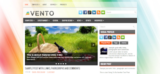 Vento Blogger Template Free Design Related Vento Blogger Template Download