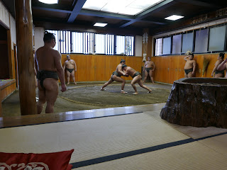 Sumo Stable, tourist seating area 