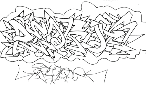 graffiti alphabet flava