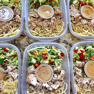 Grab and Go Thai Peanut Chicken Noodle Bowls_menumusings.com