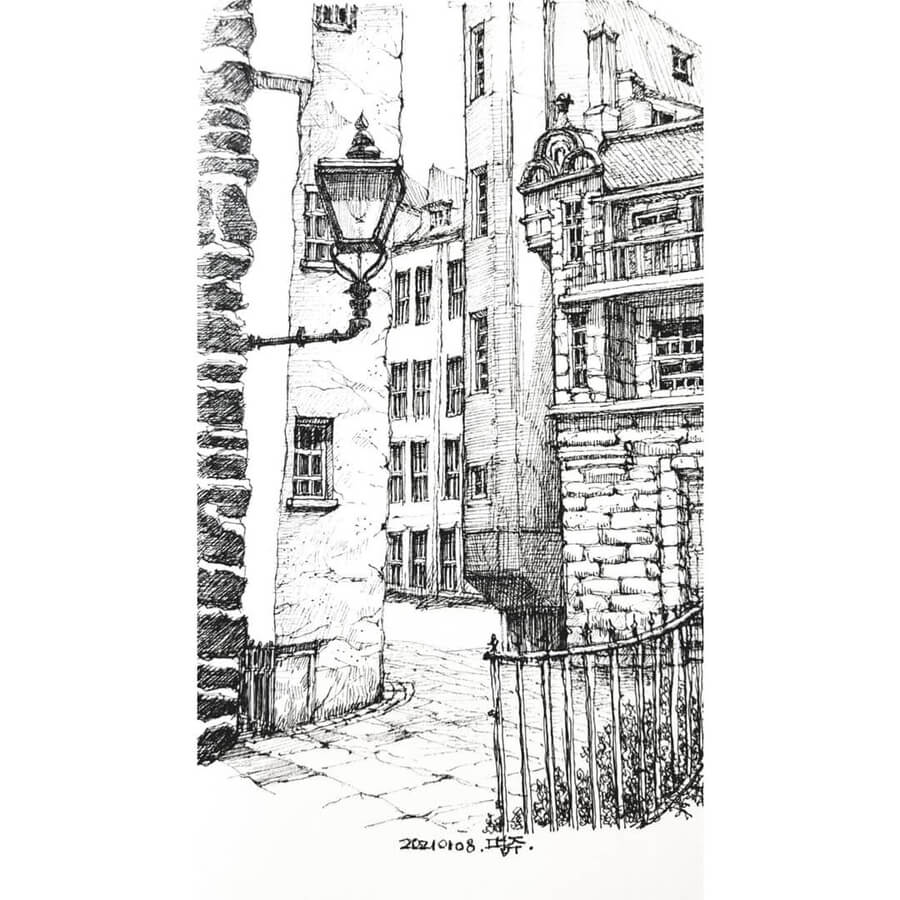 06-Whitechaple-London-Architecture-Drawings-Dan-www-designstack-co