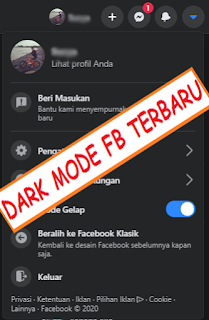 Cara Mengaktifkan Dark Mode Facebook Terbaru