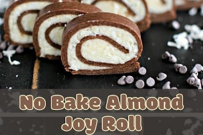 No Bake Almond Joy Roll