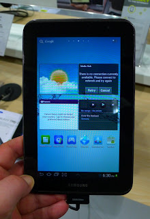 Samsung Galaxy Tab 7.0 test