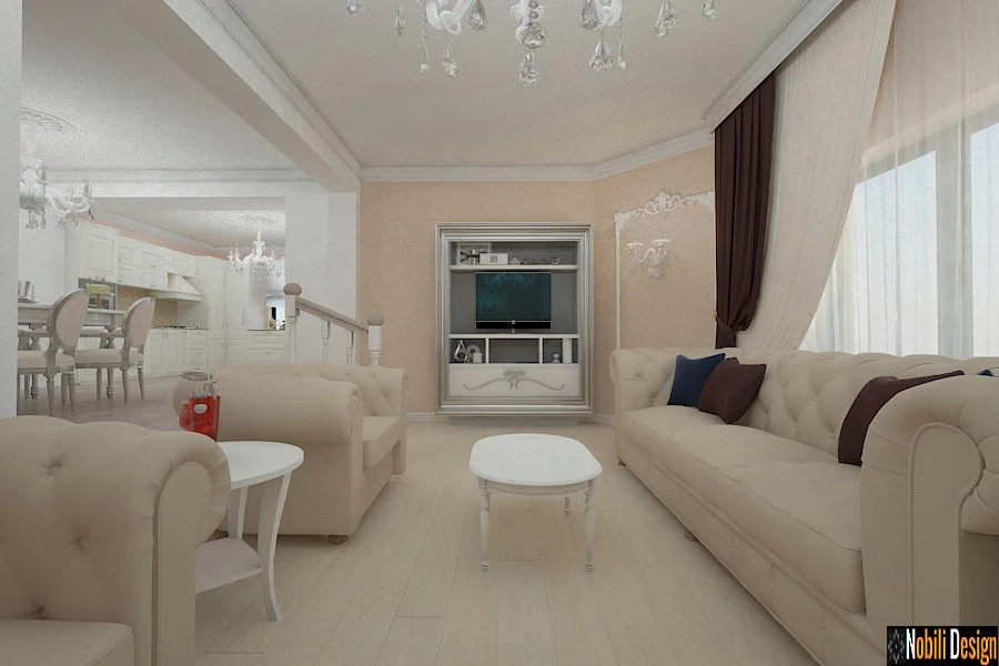 Design interior vila stil clasic de lux Bucuresti - Amenajari interioare Bucuresti