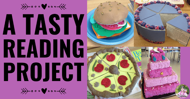 book report cake project