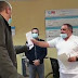 Touching moment a Spanish cab driver who was giving corona patients free hospital rides gets a surprise cheque and standing ovation from doctors after they call him for a pick-up (7 Pics)