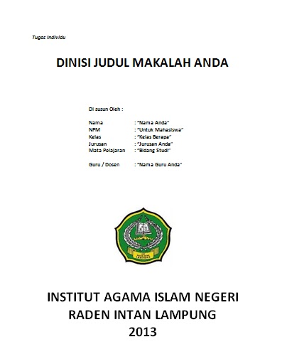 Makalah bahasa inggris