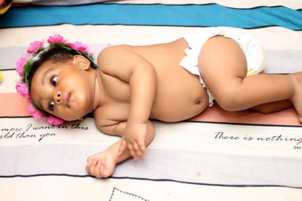 Photos: Awww! Baby abandoned at birth by her father is so cute