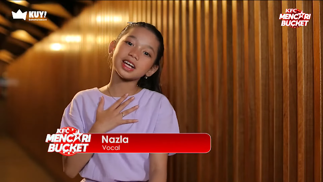 Pilih Nazla Amira di Top 5 Ajang KFC Mencari Bucket di NET TV