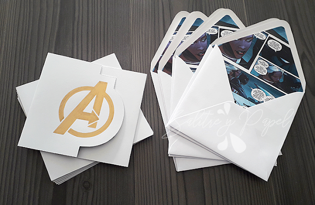 Invitaciones personalizadas Avengers