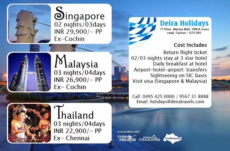 Singapore, Malaysia, Thailand Vacation Package
