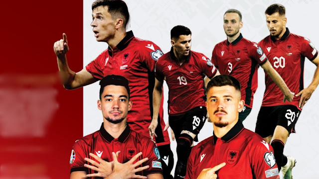 Alcuni dei principali protagonisti delle vittorie dell'Albania nelle ultime partite