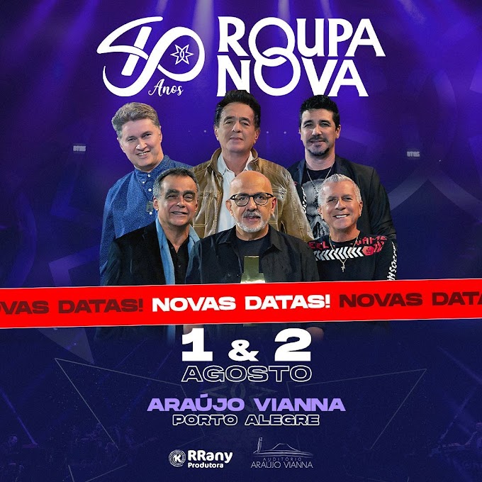 01/08/2024 Show do Roupa Nova em Porto Alegre [Auditório Araújo Vianna]