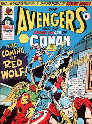 Marvel UK, Avengers #124, Red Wolf