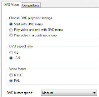 windows dvd maker option