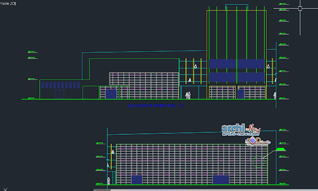 Communication center in AutoCAD 
