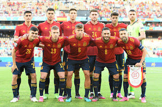 📸SELECCIÓN DE ESPAÑA 📆19 junio 2021 ⬆️Gerard Moreno, Rodri Hernández, Pau Torres, Ayméric Laporte, Álvaro Morata, Unai Simón. ⬇️Pedri, Dani Olmo, Marcos Llorente, Koke, Jordi Alba. SELECCIÓN DE ESPAÑA 1 🆚 SELECCIÓN DE POLONIA 1. Sábado 19/06/2021: 21 horas. XVI Eurocopa 2020, fase de grupos, Grupo E, 2ª jornada. Sevilla, España, estadio de La Cartuja: 11.472 espectadores (aforo limitado por el COVID). GOLES: ⚽1-0: 26', Morata. ⚽1-1: 54’, Lewandowski.