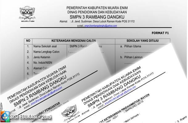 Contoh Kelengkapan Administrasi PPDB 2015 Download Format 