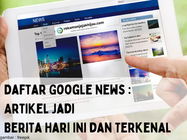 cara daftar google news