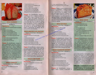 RECEITAS DE BOLOS DE LIQUIDIFICADOR