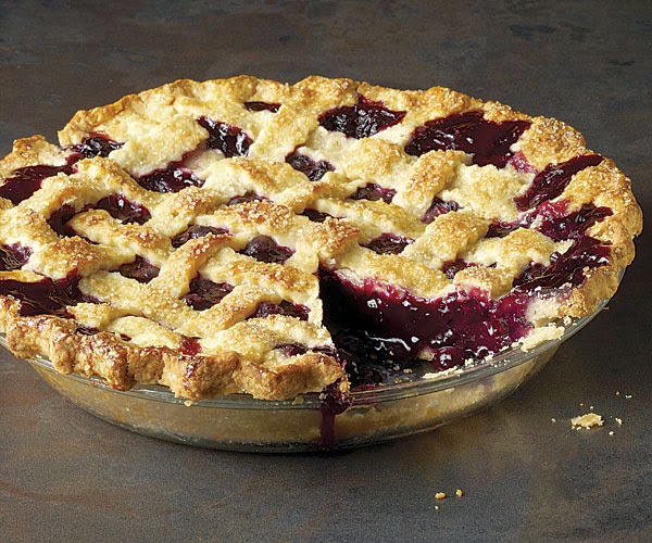 Lattace Topped Blueberry Pie Recipe