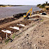  Caffa dio detalles de las obras de protección de una longitud de 300 metros sobre el río Paraguay 