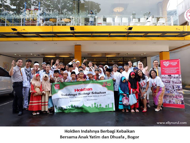 33 tahun hokben berbagi keceriaan dengan 3300 anak yatim dan dhuafa 