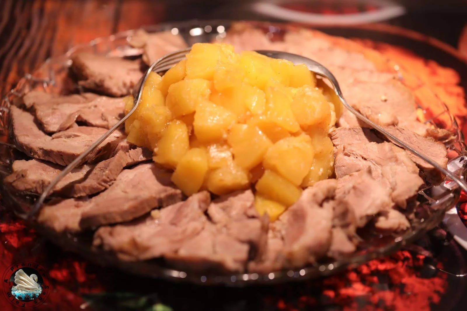 Rôti de porc à l'ananas