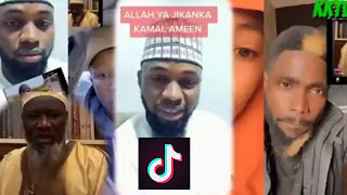 Allah Kalli Video nan da kyau, Jaruman TikTok ne suka kalubalenci malam akan kalmar da aboki yaraayinka