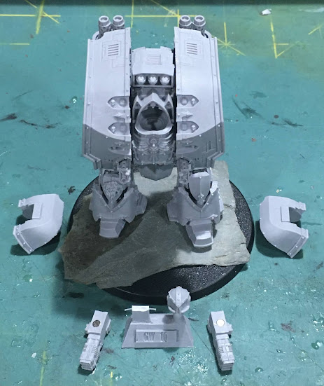 Dark Angels Legion Leviathan Pattern Siege Dreadnought WIP