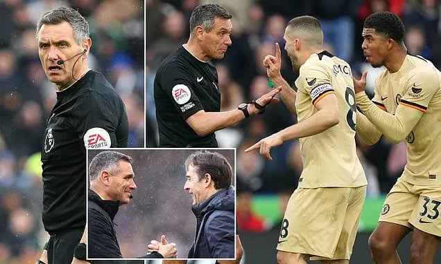 Premier League referee Andre Marriner was told to leave pitchside at an under 9s game for 'mouthing off at the ref'