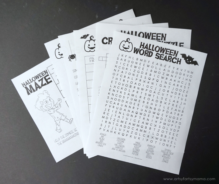 Free Printable Halloween Activity Pack