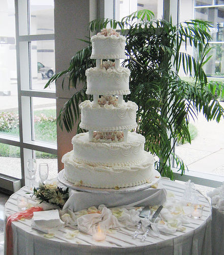 Five Tier White Victorian Wedding Cake To see daily pictures recipes 