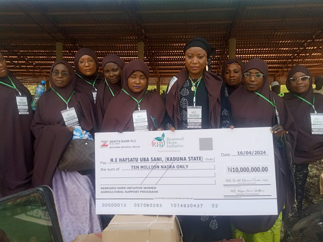 140 North West women farmers get N70m for Oluremi Tinubu's agric initiative 