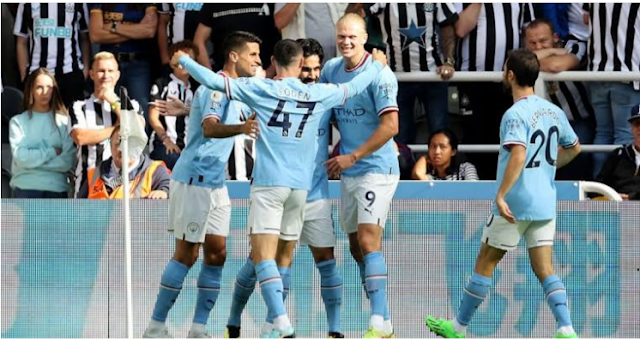 Man City defeats Newcastle in the EPL to tighten on Arsenal