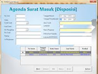 Contoh Aplikasi Dokumen Surat Masuk Keluar SD/SMP/SMA